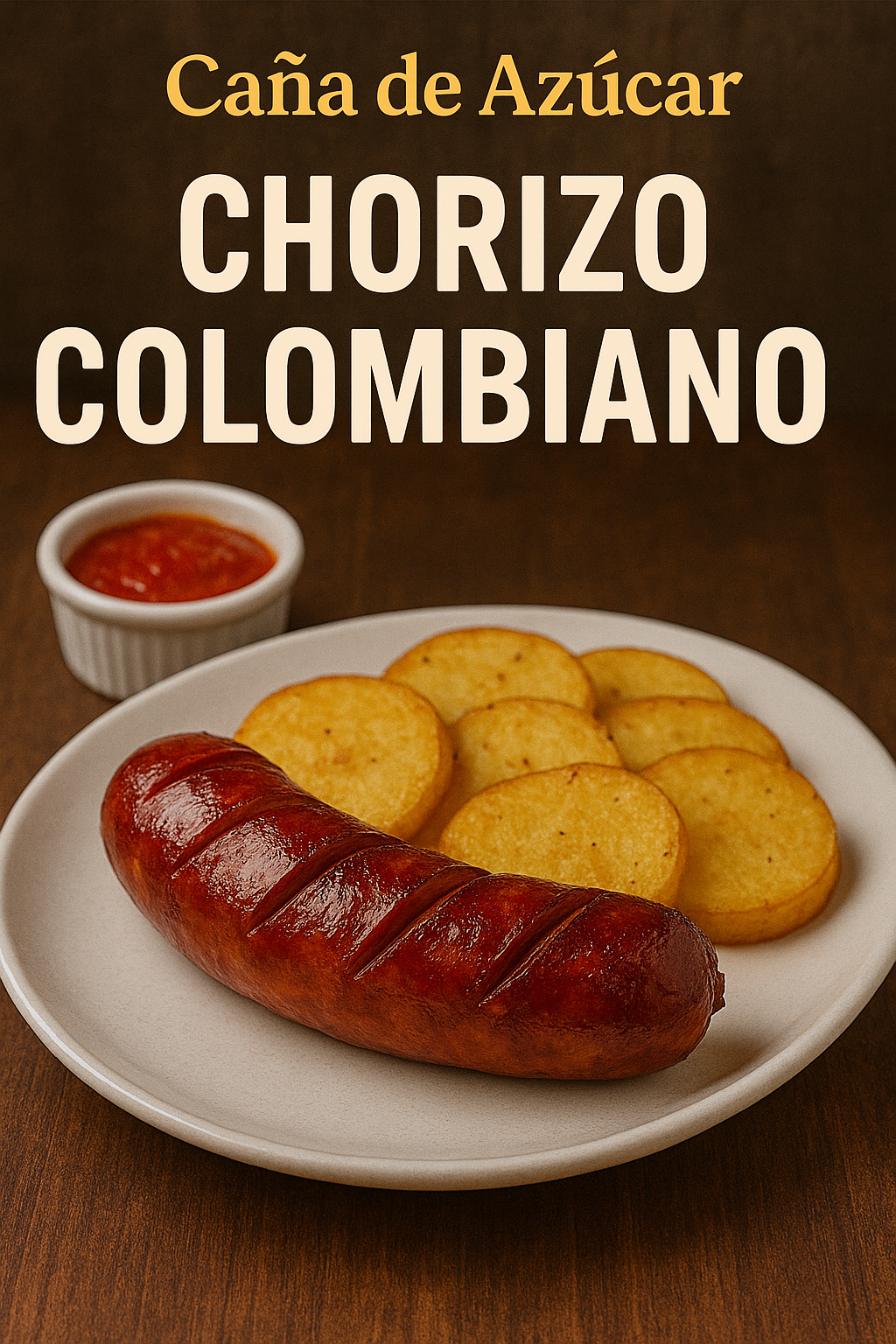 Chorizo con Papa o Arepa